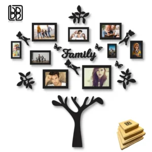 Wooden Wall Hanging Decoration I Back Light variation Wall Clock