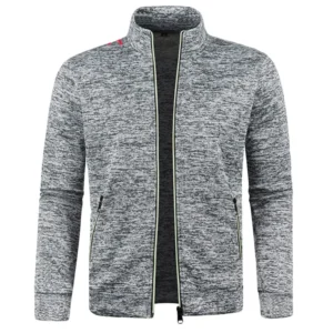 Men Winter Coat Solid Color Sweat Absorption