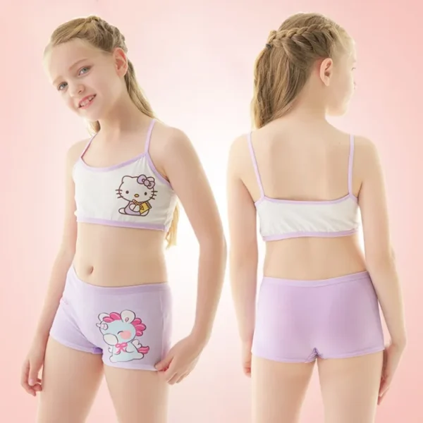 Pack Of 4 - Cotton Girls Panties - Soft Wear Girls Underwear - Image 2