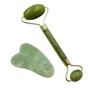 Face and Neck Massage Roller for Skin - Gua stone set