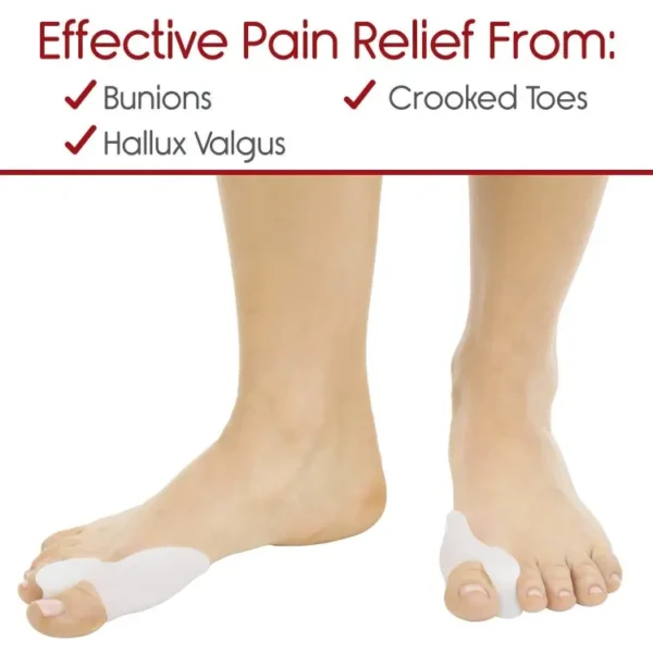Gel Big Toe Bunion Guards & Toe Spreaders Bunion Pads Silicone - Image 2