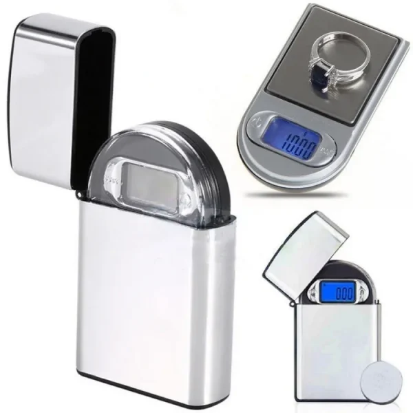 Electronic Scales Mini Lighter Pattern Digital Pocket Scale 0.01G X 200G