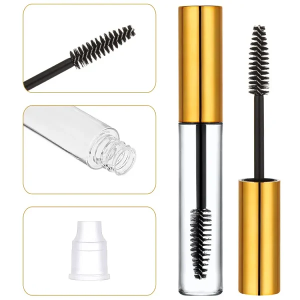 10ml EMPTY TUBE - Mascara Tube with Eyelash Wand Brush