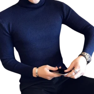 Men's Slim Fit High Neck - Winter Warm Long Sleeve Turtleneck