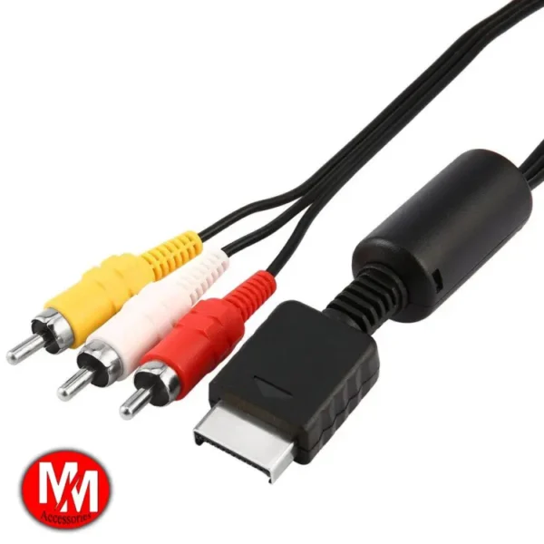 PS2 PS3 AV Cable, AV to RCA Cord for Playstation 2 3