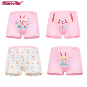Pack Of 4 - Cotton Girls Panties - Soft Wear Girls Underwear