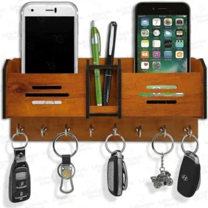 GEOMETRIC multipurpose design Wood Key Holder