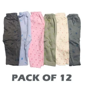 Pack of 12 Kids Casual Winter Pajama in Multicolor