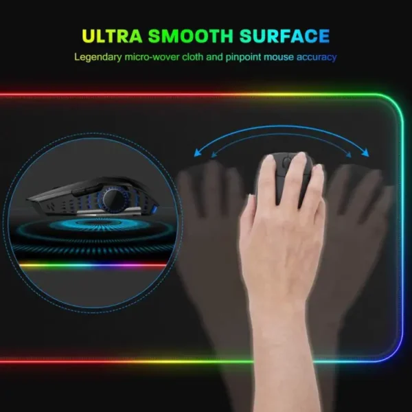 Axotic RGB Gaming Extended Mousepad - XL Gaming Mousepad - Image 2