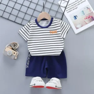 T-Shirt And Short Pant For Kids Baby Boys
